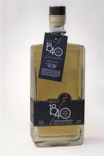 Gin batch 1840 oak aged limited edition